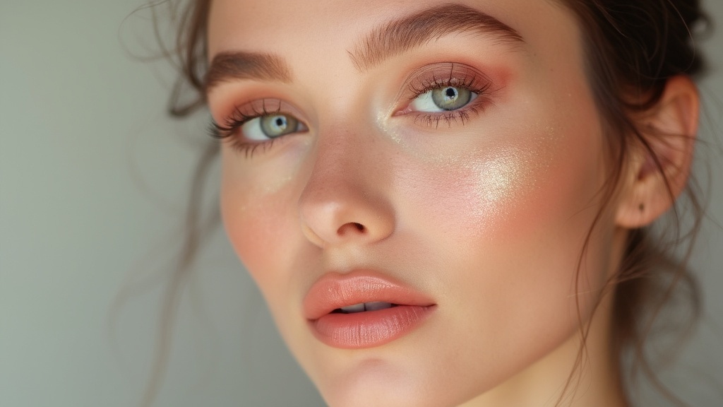 Minimalist glowing skin