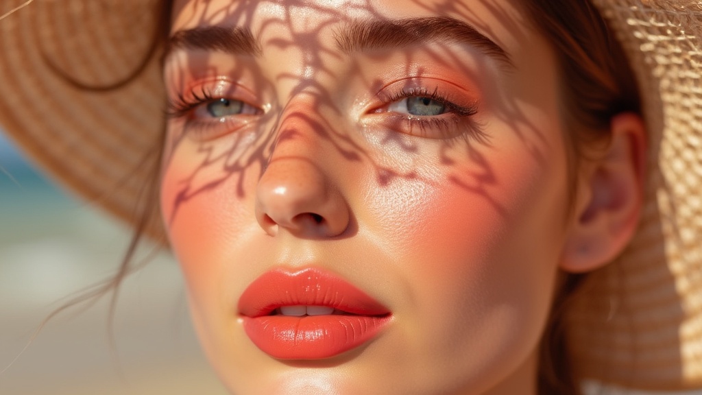 Strawberry girl makeup